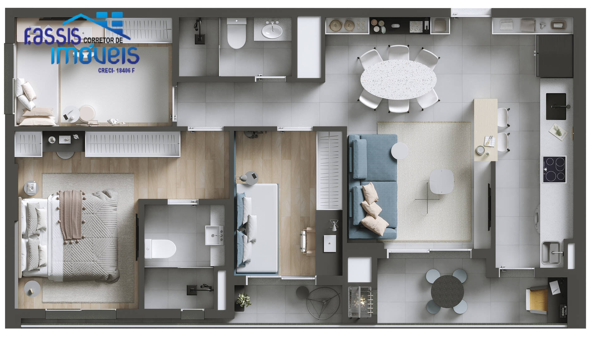 Apartamento à venda com 3 quartos, 78m² - Foto 4