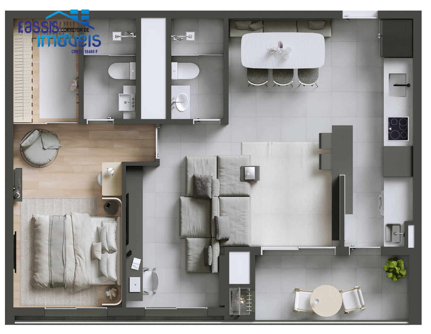 Apartamento à venda com 3 quartos, 78m² - Foto 5